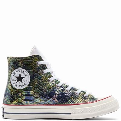 Converse Snake Chuck 70 - Naisten Matalavartiset Tennarit - Vihreä